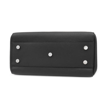 イヴ・サンローラン Yves Saint Laurent カバ リヴゴーシュ 574108 ブラック レザー 2WAYバッグ シルバー金具 トートバッグ ハンドバッグ ショルダー