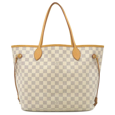 ルイヴィトン LOUIS VUITTON ネヴァーフル MM N51107 ダミエアズール ダミエアズールキャンバス トートバッグ ゴールド金具 ベージュ トート 旧型