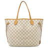ルイヴィトン LOUIS VUITTON ネヴァーフル MM N51107 ダミエアズール ダミエアズールキャンバス トートバッグ ゴールド金具 ベージュ トート 旧型