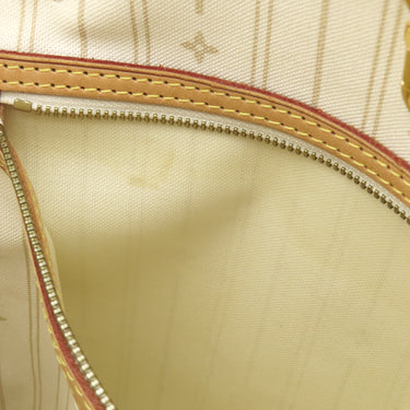 ルイヴィトン LOUIS VUITTON ネヴァーフル MM N51107 ダミエアズール ダミエアズールキャンバス トートバッグ ゴールド金具 ベージュ トート 旧型