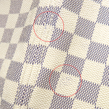 ルイヴィトン LOUIS VUITTON ネヴァーフル MM N51107 ダミエアズール ダミエアズールキャンバス トートバッグ ゴールド金具 ベージュ トート 旧型