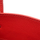 バレンシアガ BALENCIAGA ペーパー トート 357330 レッド レザー トートバッグ シルバー金具 赤 A5