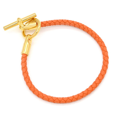 エルメス HERMES グレナン オレンジ ヴォースイフト GP ブレスレット ゴールド金具 新品 未使用