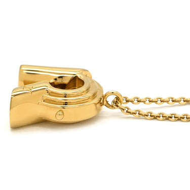 ルイヴィトン LOUIS VUITTON LV&ME Rイニシャル M61073 ゴールド GP ネックレス