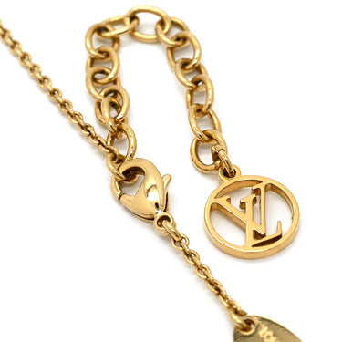 ルイヴィトン LOUIS VUITTON LV&ME Rイニシャル M61073 ゴールド GP ネックレス