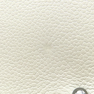 シャネル CHANEL チョコバー ミニボストン ホワイト キャビアスキン ハンドバッグ ガンメタル金具 白 格子柄