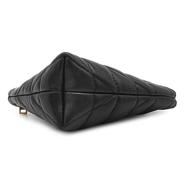 サンローラン SAINT LAURENT サド トライアングル 802198 ブラック ラムスキン コインケース ゴールド金具 黒 小銭入れ 三角形