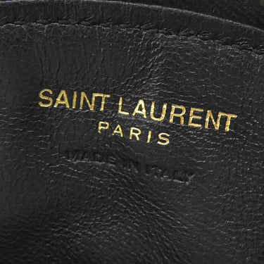 サンローラン SAINT LAURENT サド トライアングル 802198 ブラック ラムスキン コインケース ゴールド金具 黒 小銭入れ 三角形