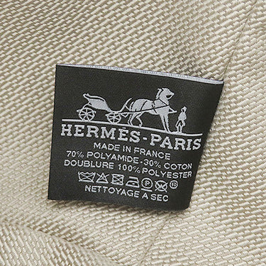 エルメス HERMES ブリッド ア ブラック GM ジグザグ ブラック×ブルーニュイ トワルアッシュ ポーチ シルバー金具 黒 紺 バニティ Hロゴ トワルH