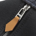 エルメス HERMES ブリッド ア ブラック GM ジグザグ ブラック×ブルーニュイ トワルアッシュ ポーチ シルバー金具 黒 紺 バニティ Hロゴ トワルH