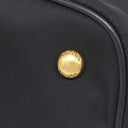 プラダ PRADA ロゴプレート 2WAY バッグ NERO ナイロン レザー 2WAYバッグ ゴールド金具 黒 ハンドバッグ ショルダー テスート
