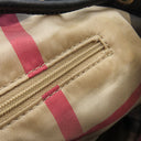 バーバリー BURBERRY キルティング ミニ リュック ネイビー×ブラック ナイロン レザー リュック・デイパック ゴールド金具 巾着 ノバチェック キッズライン