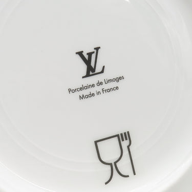 ルイヴィトン LOUIS VUITTON コンステレーション デザートプレート 2枚セット R95937 ブルー 陶器 リモージュ磁器 食器 青 白 食器 皿 テーブルウェア