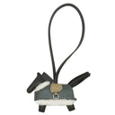 エルメス HERMES ロデオ ロベオ プラッシュ PM ブラック×ヴェールマングローブ×ベージュマルファ アニョーミロ ヴォースイフト メリノウール バッグチャーム シルバー金具 新品 未使用 2026年製