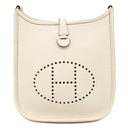 エルメス HERMES エヴリン TPM 16 ナタ トリヨンクレマンス ショルダーバッグ シルバー金具 アイボリー エブリン