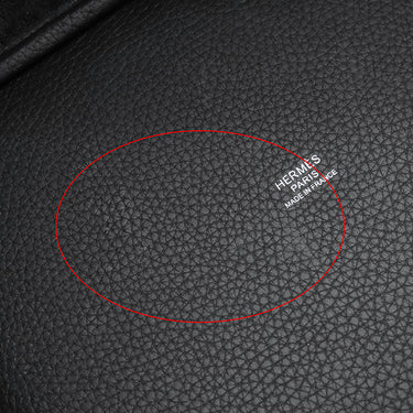 エルメス HERMES ピコタンロック MM 22 ブラック トリヨンクレマンス ハンドバッグ シルバー金具 黒 2025年製