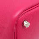 エルメス HERMES ピコタンロック 18 PM エクラ フランボワーズ×ルージュセリエ トリヨンクレマンス スイフト ハンドバッグ シルバー金具 バイカラー