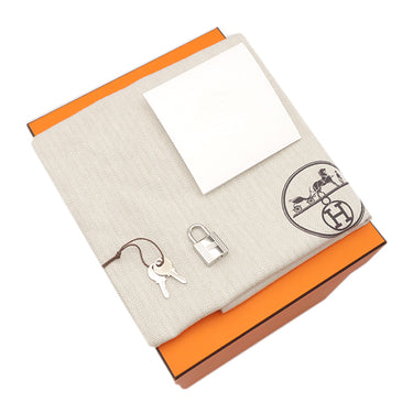 エルメス HERMES ピコタンロック 18 PM エトゥープ トリヨンクレマンス ハンドバッグ シルバー金具 グレージュ