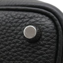 エルメス HERMES ピコタンロック 18 PM ブラック トリヨンクレマンス ハンドバッグ シルバー金具 黒