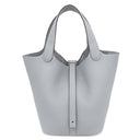 エルメス HERMES ピコタンロック 18 PM グリパンタン トリヨンクレマンス ハンドバッグ シルバー金具 新品 未使用 グレー 2025年製