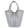 エルメス HERMES ピコタンロック 18 PM グリパンタン トリヨンクレマンス ハンドバッグ シルバー金具 新品 未使用 グレー 2025年製