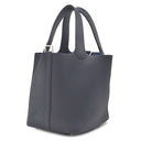 エルメス HERMES ピコタンロック 18 PM ブルーニュイ トリヨンクレマンス ハンドバッグ シルバー金具 新品 未使用 紺 2025年製