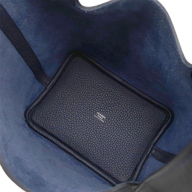 エルメス HERMES ピコタンロック 18 PM ブルーニュイ トリヨンクレマンス ハンドバッグ シルバー金具 新品 未使用 紺 2025年製