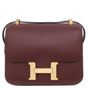 エルメス HERMES コンスタンス3 24 ボルドー エバーカラー ショルダーバッグ ゴールド金具 赤茶