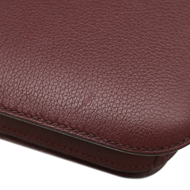 エルメス HERMES コンスタンス3 24 ボルドー エバーカラー ショルダーバッグ ゴールド金具 赤茶