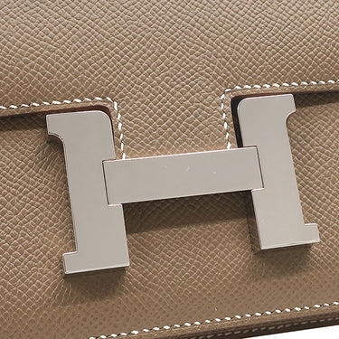 エルメス HERMES コンスタンス3 ミニ ミロワール エトゥープ ヴォーエプソン ショルダーバッグ シルバー金具 2025年製