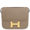 エルメス HERMES コンスタンス3 ミニ ミロワール エトゥープ ヴォーエプソン ショルダーバッグ ゴールド金具 グレージュ