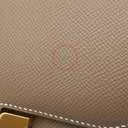 エルメス HERMES コンスタンス3 ミニ ミロワール エトゥープ ヴォーエプソン ショルダーバッグ ゴールド金具 グレージュ