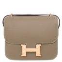 エルメス HERMES コンスタンス3 ミニ ミロワール エトゥープ ヴォーエプソン ショルダーバッグ ピンクゴールド金具 未使用 PG RG 2025年製