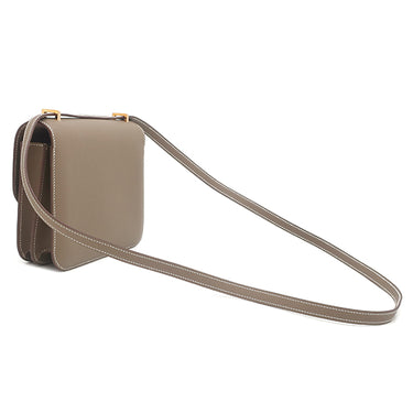 エルメス HERMES コンスタンス3 ミニ ミロワール エトゥープ ヴォーエプソン ショルダーバッグ ピンクゴールド金具 未使用 PG RG 2025年製