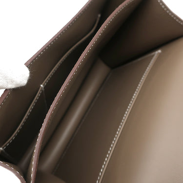 エルメス HERMES コンスタンス3 ミニ ミロワール エトゥープ ヴォーエプソン ショルダーバッグ ピンクゴールド金具 未使用 PG RG 2025年製