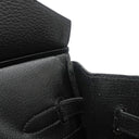 エルメス HERMES バーキン35 ブラック アルデンヌ ハンドバッグ ゴールド金具 黒