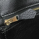 エルメス HERMES バーキン35 ブラック アルデンヌ ハンドバッグ ゴールド金具 黒