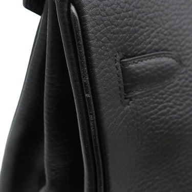 エルメス HERMES バーキン35 ブラック アルデンヌ ハンドバッグ ゴールド金具 黒