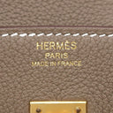 エルメス HERMES バーキン25 エトゥープ トゴ ハンドバッグ ゴールド金具 グレージュ 2026年製