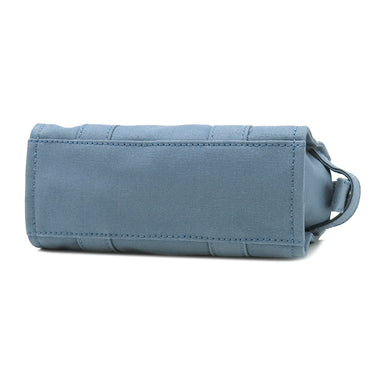 マークジェイコブス MARC JACOBS ザ キャンバス トート バッグ スモール M0016493 ブルーシャドウ コットンキャンバス 2WAYバッグ シルバー金具
