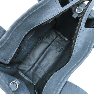 マークジェイコブス MARC JACOBS ザ キャンバス トート バッグ スモール M0016493 ブルーシャドウ コットンキャンバス 2WAYバッグ シルバー金具