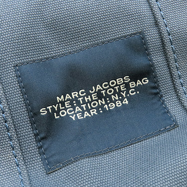 マークジェイコブス MARC JACOBS ザ キャンバス トート バッグ スモール M0016493 ブルーシャドウ コットンキャンバス 2WAYバッグ シルバー金具