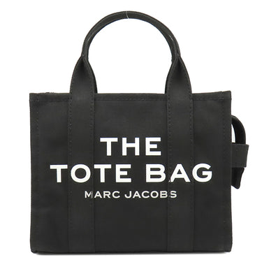 マークジェイコブス MARC JACOBS ザ キャンバス トート バッグ スモール M0016493 ブラック コットンキャンバス 2WAYバッグ シルバー金具