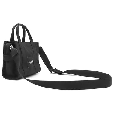 マークジェイコブス MARC JACOBS ザ キャンバス トート バッグ スモール M0016493 ブラック コットンキャンバス 2WAYバッグ シルバー金具