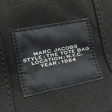 マークジェイコブス MARC JACOBS ザ キャンバス トート バッグ スモール M0016493 ブラック コットンキャンバス 2WAYバッグ シルバー金具