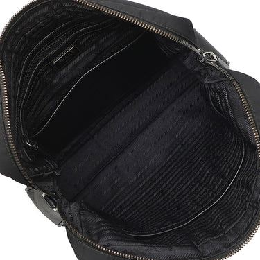 プラダ PRADA ナイロン ブリーフケース 2VE871 ブラック ナイロン レザー 2WAYバッグ シルバー金具 黒 ビジネスバッグ ショルダー トライアングルロゴ