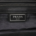 プラダ PRADA ナイロン ブリーフケース 2VE871 ブラック ナイロン レザー 2WAYバッグ シルバー金具 黒 ビジネスバッグ ショルダー トライアングルロゴ