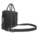 プラダ PRADA ナイロン ブリーフケース 2VE871 ブラック ナイロン レザー 2WAYバッグ シルバー金具 黒 ビジネスバッグ ショルダー トライアングルロゴ