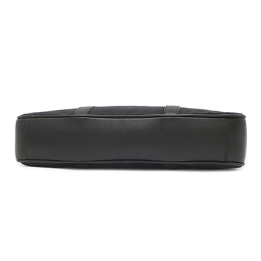 プラダ PRADA ナイロン ブリーフケース 2VE871 ブラック ナイロン レザー 2WAYバッグ シルバー金具 黒 ビジネスバッグ ショルダー トライアングルロゴ