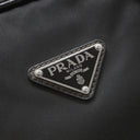 プラダ PRADA ナイロン ブリーフケース 2VE871 ブラック ナイロン レザー 2WAYバッグ シルバー金具 黒 ビジネスバッグ ショルダー トライアングルロゴ